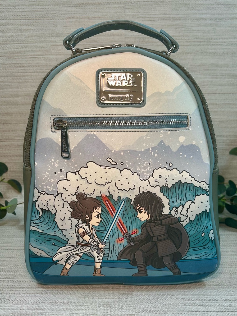 Loungefly Star Wars Rey Kylo Ren Reylo Mini Backpack Rise of Skywalker